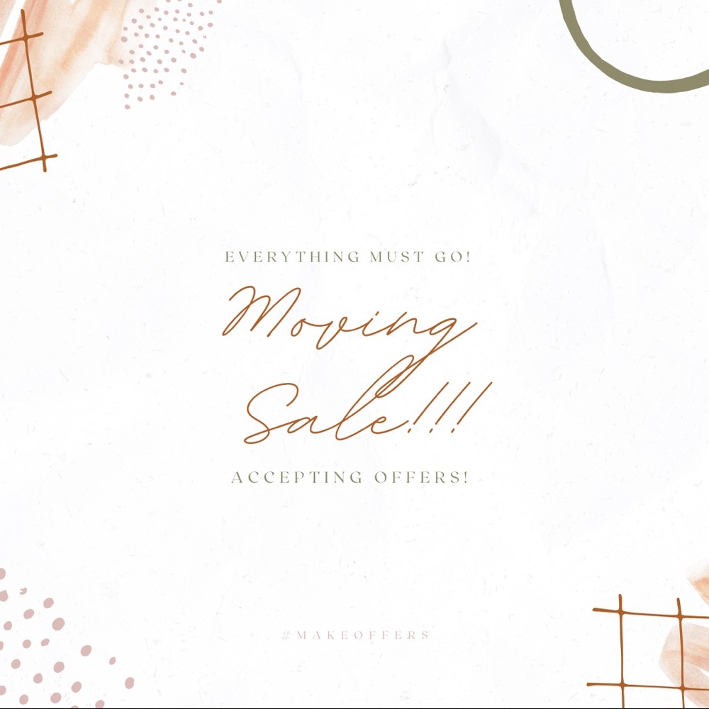 Moving Sale!!!